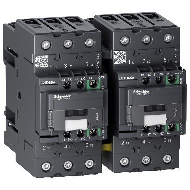 SCHNEIDER LC2D65AEHE TESYS D irányváltó kontaktor GREEN-3P 440V 65A 110VAC