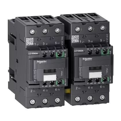   SCHNEIDER LC2D65AEHE TESYS D irányváltó kontaktor GREEN-3P 440V 65A 110VAC