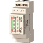   ZAMEL LDM-30 moduláris feszültségjelző, 3P, 3x11Led, 68mA