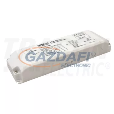 TRACON LED-CV-30W LED meghajtó, állandó feszültségű 100-240 VAC/12VDC; 3 A; 36 W; IP20 TRACON LED-CV-30W LED meghajtó, állandó feszültségű 100-240 VAC/12VDC; 3 A; 36 W; IP20