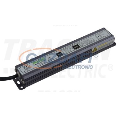 TRACON LED-CV65-200W LED meghajtó, állandó feszültségű 100-240 VAC/12VDC; 16 A; 200 W; IP67