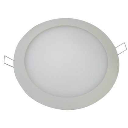   TRACON LED-DL-12NW Recessed LED subwoofer, round, white 220-240 VAC; 12 W; 850 lm; D = 174 mm, 4000 K; IP40, EEI = A