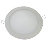   TRACON LED-DL-6NW Recessed LED subwoofer, round, white 220-240 VAC; 6 W; 390 lm; D = 120 mm, 4000 K; IP40, EEI = A