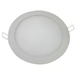   TRACON LED-DL-6NW Beépíthető LED mélysugárzó, kerek, fehér 220-240 VAC, 6 W, 490 lm, D=118 mm, 4000 K, IP40, EEI=G