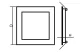 TRACON LED-DLN-6NW Square recessed LED panel 220-240 VAC; 6 W; 400 lm; 120 × 120 mm, 4000 K; IP40, EEI = A