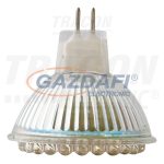   TRACON LED-MR16-60-CW LED spot fényforrás 12 V AC/DC, MR16, 2,7W, 6300K, 200lm, 60×LED, 120°