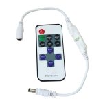   TRACON LED-RF-2 LED vezérlő; mini, távirányítóval 12-24 VDC, Icontinuous 4A, Ipeak 12A(2sec)