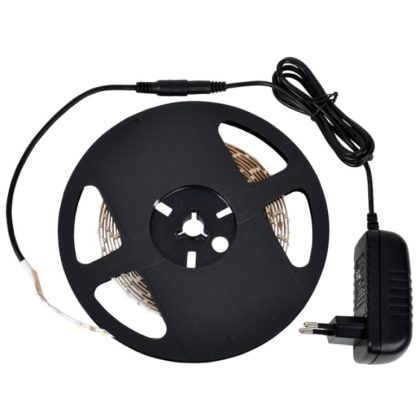 TRACON LED-SET-B-WW LED szalag szet, beltéri SMD3528,30LED/m,4,8W/m,120lm/m,W=8 mm,3000K,IP20, EEI=G