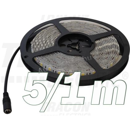  TRACON LED-SZ-144-CW LED strip, indoor SMD5050; 60 LED / m; 14.4 W / m; 560 lm / m; W = 10 mm; 6000 K; IP20, 5 pcs / pack