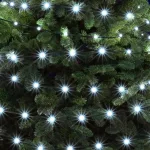   Home LED158DWH DOT LED-es fényfüzér, kül- és beltéri kivitel, 150 db hidegfehér LED, 8 világítási mód, 15 m füzérhossz