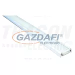   TRACON LEDSZSURFACE Alumínium profil LED szalagokhoz, lapos, felületre W=10 mm