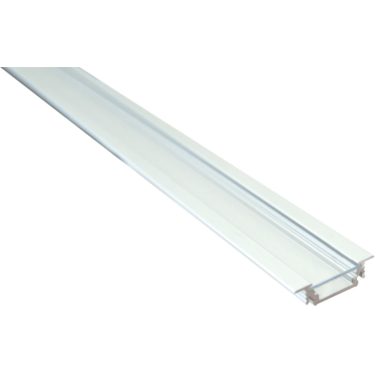 TRACON LEDSZTRIO Alumínium profil LED szalagokhoz, lapos, besüllyeszthető W=10 mm