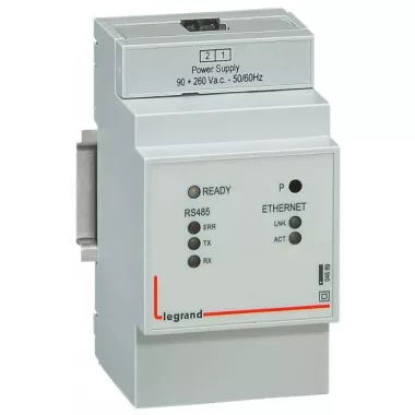 LEGRAND 004689 IP converter with RS 485 / Ethernet conversion - 2 modules