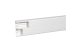 LEGRAND 010470 Univerzális DLP kábelcsatorna, 50 x 195 mm, 2x85 mm-es hajlékony fedéllel, válaszfal nélkül, Program Mosaic szerelvényekkel szerelhető, 2 m, fehér