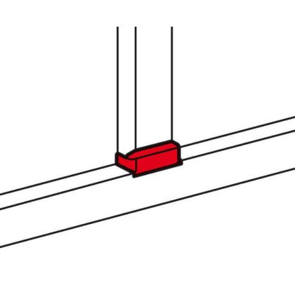 LEGRAND 010737 DLP T-element for 35 deep 105 wide channels