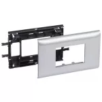   LEGRAND 011213 DLP aluminum frame for Program Mosaic 3-module, 65 mm cover