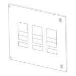   LEGRAND 021065 XL3 4000 fém előlap 400mm kihúzható DPX3250/630-hoz+diff