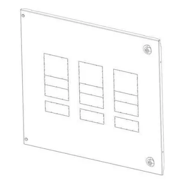 LEGRAND 021065 XL3 4000 fém előlap 400mm kihúzható DPX3250/630-hoz+diff