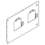   LEGRAND 021069 XL3 front panel 400mm 24mod DPX3630+motor source switch hinged