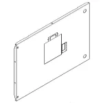   LEGRAND 021072 XL3 4000 fém előlap 400mm kikocsizható motoros hajtású DPX3630-hoz