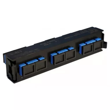 LEGRAND 032110 optikai patch modul 3xSC duplex monomódusú címkével és címketartóval fekete LCS3