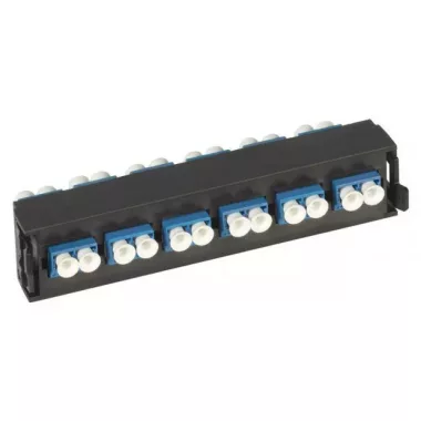 LEGRAND 032114 optikai patch modul 6xLC duplex monomódusú címkével és címketartóval fekete LCS3 LEGRAND 032114 optikai patch modul 6xLC duplex monomódusú címkével és címketartóval fekete LCS3