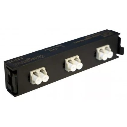   LEGRAND 032123 optical patch module with 3xLC duplex multimode label and label holder black LCS3