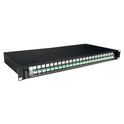 LEGRAND 032167 optikai patch panel fix 24xLC/APC duplex monomódusú 1U-19" fekete LCS3 LEGRAND 032167 optikai patch panel fix 24xLC/APC duplex monomódusú 1U-19" fekete LCS3