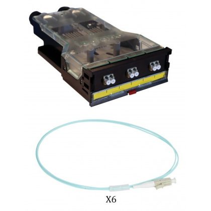   LEGRAND 032181 HD optical cassette OM3 with 6xLC pigtails and couplings LCS3