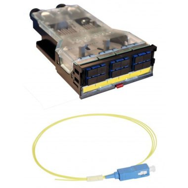 LEGRAND 032186 HD optical cassette OS2 with 12xSC pigtails and couplings LCS3