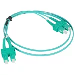 LEGRAND 032260 LEGRAND patch kábel optika OM4 multimódusú SC/SC Core (0,25 dB) 50/125um LSZH (LSOH) kék 1 méter LCS3