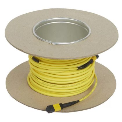 LEGRAND 032455 patch kábel optika OS2-MTP 12 üvegszál mikro kábel LSZH (LSOH) sárga 50 méter LCS3