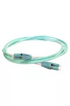 LEGRAND 032698 patch kábel optika OM4 multimódusú LC/LC-Uniboot duplex 50/125um LSZH (LSOH) kék 5 méter LCS3