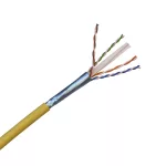 LEGRAND 032838 LEGRAND fali kábel réz Cat6A árnyékolatlan (U/UTP 4 érpár (AWG23) LSZH (LSOH) sárga B2ca-s1,d1,a1 500m-kábeldob LCS3