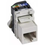   LEGRAND 033160 RJ45 Keystone port Cat5e árnyékolatlan (UTP) LCS2 gyorscsatlakozós (fehér) 180° 100MHz 1Gigabit