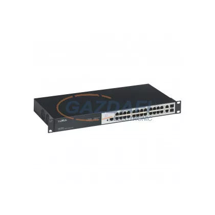 LEGRAND 033492  19" POE switch 24xRJ45, 2xRJ45 UP, 2xRJ45 SFP, menedzselhető