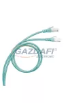 LEGRAND 033702 patch kábel RJ45-RJ45 Cat8 árnyékolt (S/FTP) LSZH (LSOH) 1 méter türkíz LCS3 LEGRAND 033702 patch kábel RJ45-RJ45 Cat8 árnyékolt (S/FTP) LSZH (LSOH) 1 méter türkíz LCS3