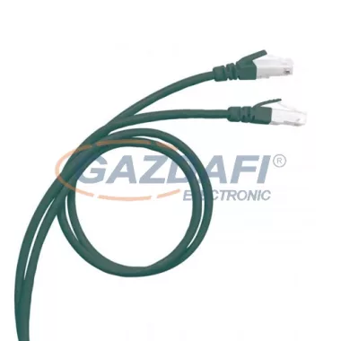 LEGRAND 033711 patch kábel RJ45-RJ45 Cat8 árnyékolt (S/FTP) LSZH (LSOH) 3 méter zöld LCS3 LEGRAND 033711 patch kábel RJ45-RJ45 Cat8 árnyékolt (S/FTP) LSZH (LSOH) 3 méter zöld LCS3