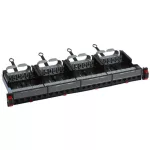 LEGRAND 033750 patch panel 19''-1U 24xRJ45 Cat5e árnyékolatlan (UTP) 6xRJ45 kazettás/LCS3 gyorscsatlakozós portok egyenes 100MHz 1Gigabit