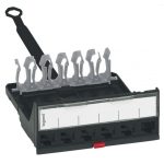   LEGRAND 033755 üres patch kazetta 6xRJ45 LCS3 port fogadására Cat5e..Cat8