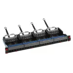 LEGRAND 033760 patch panel 19''-1U 24xRJ45 Cat6 árnyékolatlan (UTP) 6xRJ45 kazettás/LCS3 gyorscsatlakozós portok egyenes 250MHz 1Gigabit