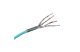 LEGRAND 033788 fali kábel réz Cat8 árnyékolt (S/FTP) 4 érpár LSZH (LSOH) türkíz Dca-s2,d2,a1 500m-kábeldob LCS3 500m-kábeldob LCS3
