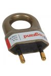 LEGRAND 050313 Ungrounded plug with pull-out tab, bronze plastic