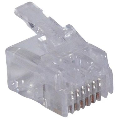 LEGRAND 051702 RJ12 csatlakozódugó 6 érintkezős Szél: 9,65 mm LCS3