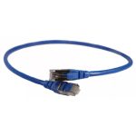   LEGRAND 051815 patch kábel RJ45-RJ45 Cat6 árnyékolt (F/UTP) PVC 0,5 méter kék d: 6mm AWG26 LCS3