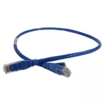   LEGRAND 051818 patch kábel RJ45-RJ45 Cat6 árnyékolatlan (U/UTP) PVC 0,5 méter kék d: 6mm AWG24 LCS3