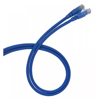 LEGRAND 051832 patch kábel RJ45-RJ45 Cat6 árnyékolatlan (U/UTP) LSZH (LSOH) 1 méter kék d: 6mm AWG24 LCS3