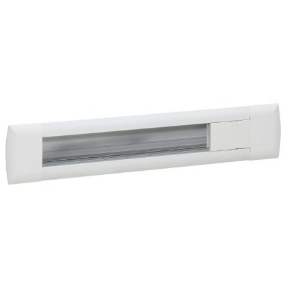   LEGRAND 053563 Empty recessed office module, aluminum, 12 modules wide, can be assembled with Program Mosaic fittings, white color
