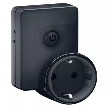 LEGRAND 064840  okos háztartási csatlakozóaljzat  (végrehajtó)  P=3680W In=16A fekete