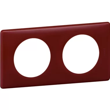 LEGRAND 066752 Céliane 2-es keret púder bordó